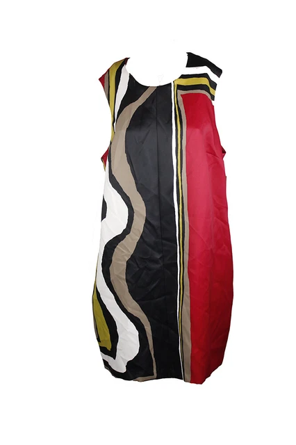 Robe Rachel Roy Sans Manches - Taille 12, Multicolore, Coupe Dos Originale - Occasion Très Bon état