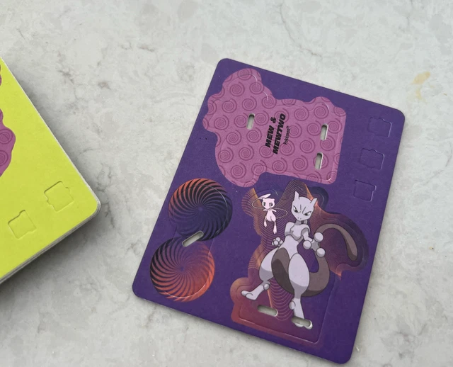 MEW AND MEWTWO Pokemon Coles Builder Ultra Rare, as New 61.00 PicClick AU