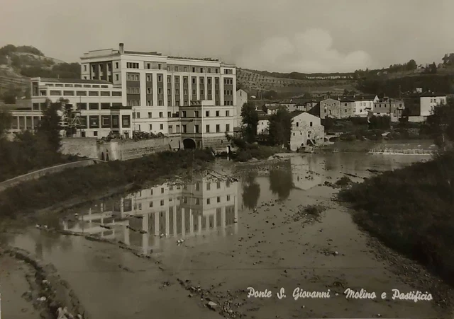 PONTE SAN GIOVANNI  ( PERUGIA) Molino e Pastificio , Vg Anni 50 f.g.