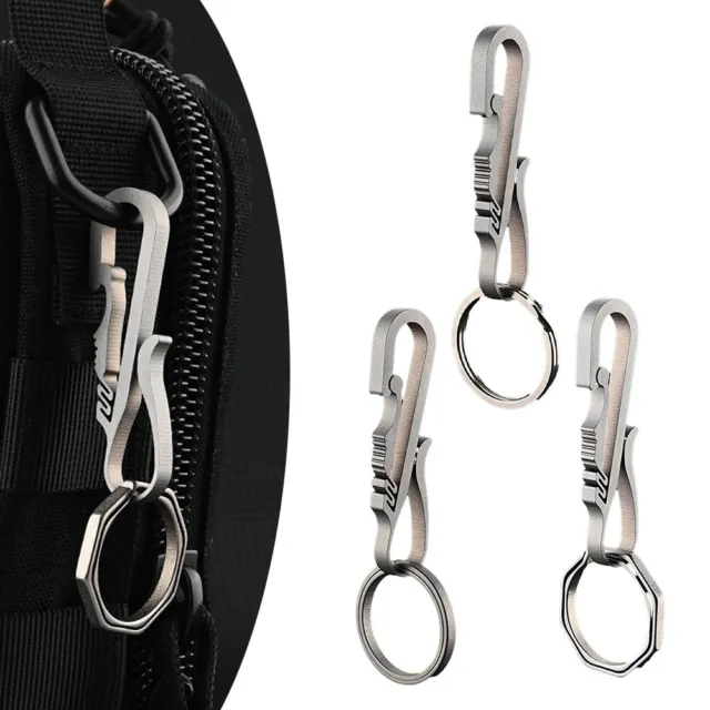 Brand New Keychain Hanging Buckle Replacement Titanium Carabiner Backpack Hook