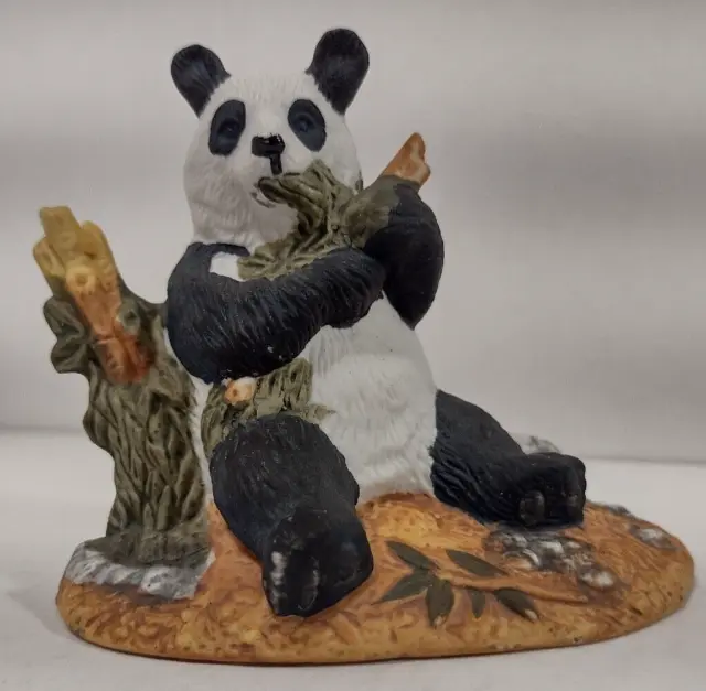 Vintage Collectible Royal Heritage Porcelain Sculpture Panda Bear Figurine