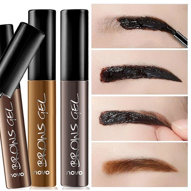 Gel de tinte para cejas pelado de larga duración tatuaje gel de cejas color natural