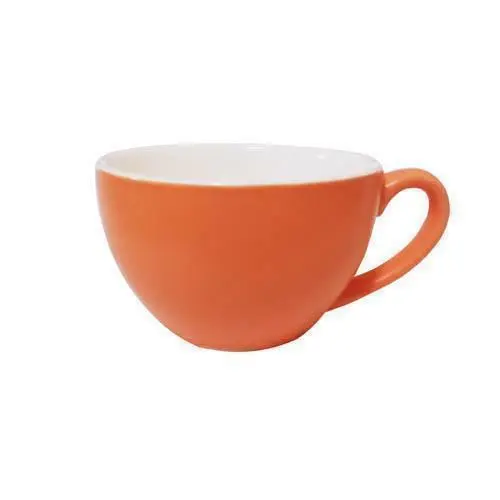 6x Cappuccino Cup Jaffa Orange 200mL Bevande Coffee Tea Hot Chocolate Cups
