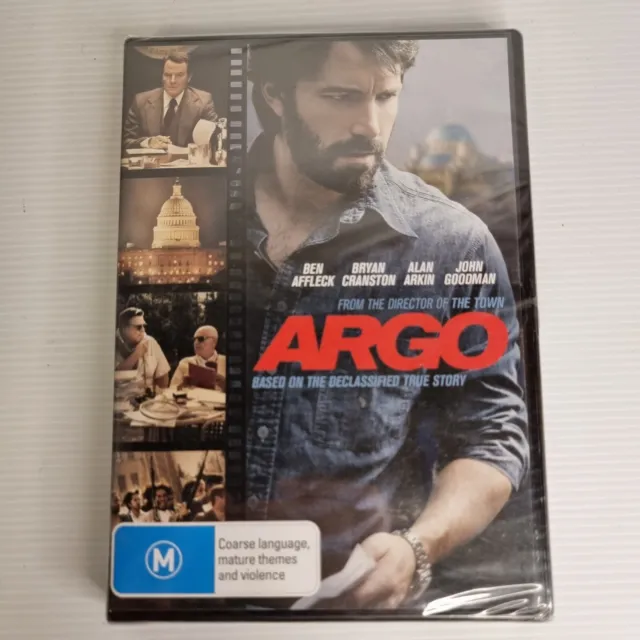 Argo DVD, 2012, PAL Region 4, Ben Affleck, Bryan Cranston, Brand New & Sealed