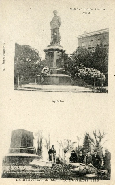 *27458 cpa La deliverance de Metz 1918