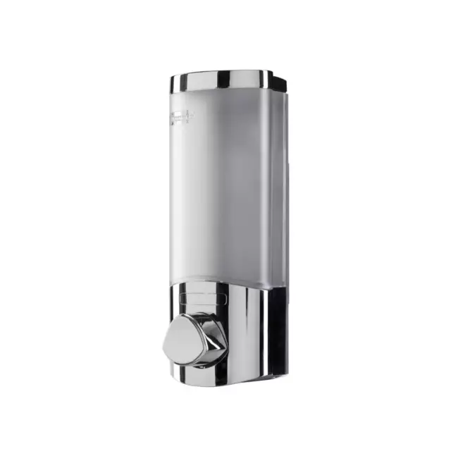 Bathroom Hand Soap Dispenser, Shampoo, Shower Gel Chrome Croydex Euro Refillable