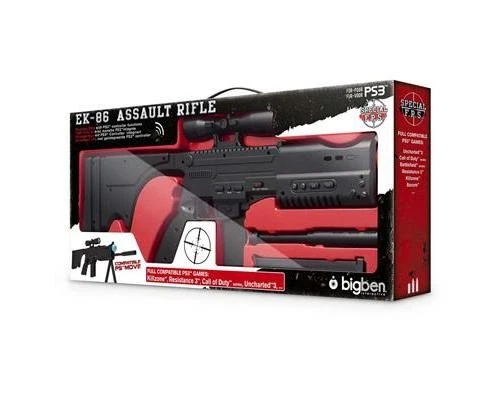 Fucile Assalto EK 86 Wireless Per PS3 &ndash; Con Manetta Integrata &ndash; Bigben Interactive &ndash; Nuovo