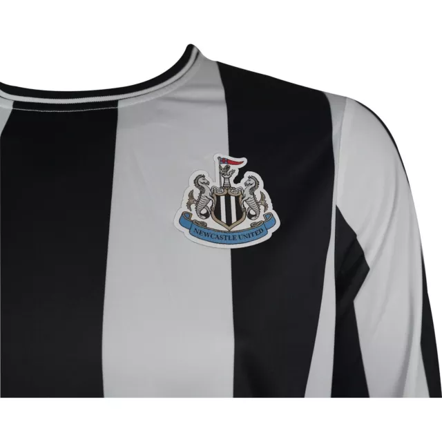 Castore Mens Newcastle United Retro Long Sleeve Football Top Tops - Black 3