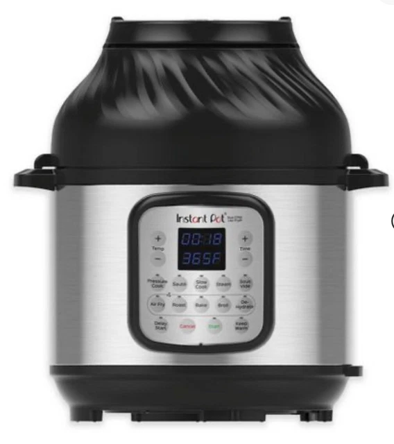 NEW Instant Pot 8-Qt 11-in-1 Air Fryer Duo Crisp Electric Pressure Cooker
