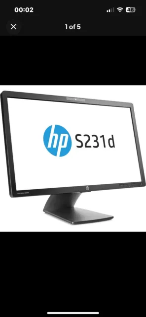 HP EliteDisplay S231d 23" Full HD 1080p IPS LED Monitor - Brand New - Unopened