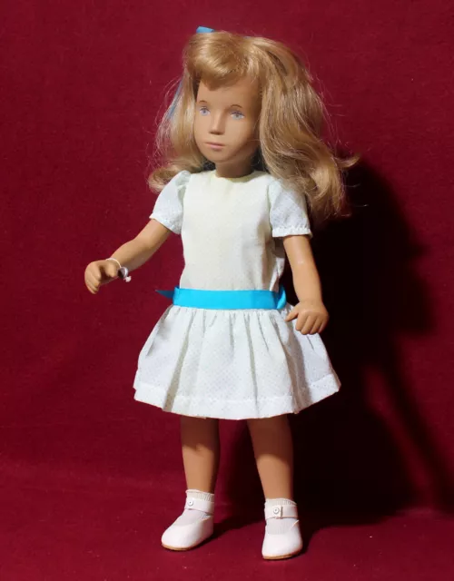 Vintage 16" Sasha Doll 116 Honey Blond,Blue Eyes,Party Dress,Box and Tag,England