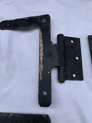 6 Hand Hammered Finish Mission Hinges 4 3/4” X 7” 2