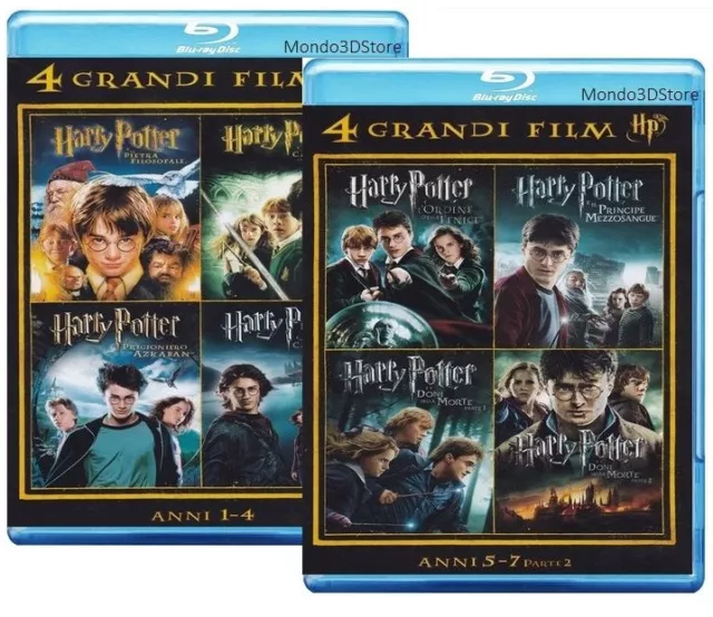 Harry Potter - 2 Cofanetti Collezione Completa (8 Blu-Ray)