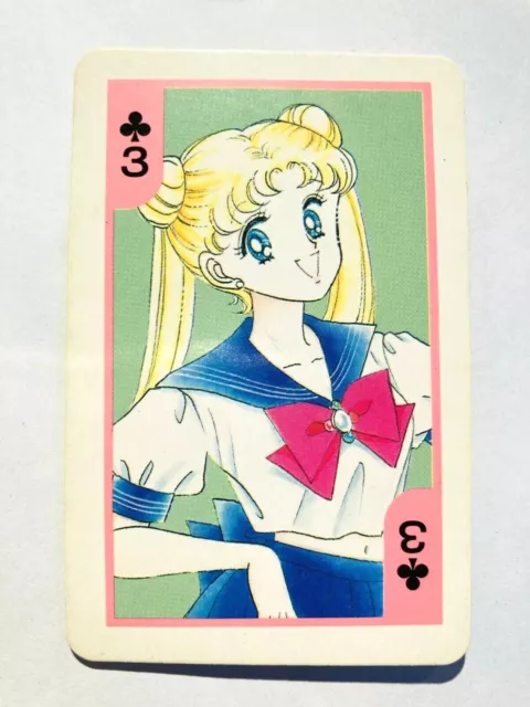 Serena 3 Sailor Moon Playing Card by Nakayoshi magazine From Japan 1992 F/S