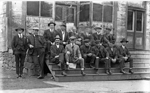 Glass Plate Photo Negative 1900? Six Mile Run Store Step Huntingdon Bedford Pa ?