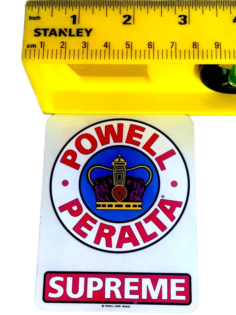 VTG 1980s Powell Peralta Skateboard Sticker - Powell Peralta Supreme Santa Cruz