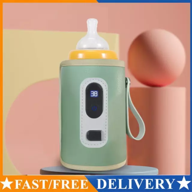 USB Milk Water Warmer Portable Temperature Display Convenient for Infant Babies