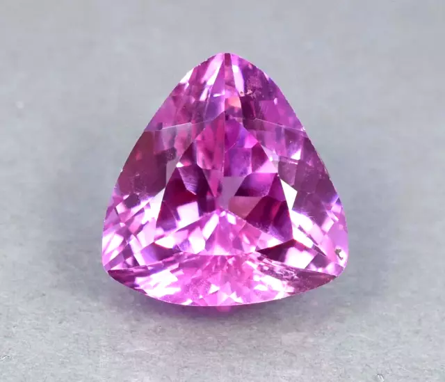 100% Natura Pink Tourmaline Beautiful Trillion Cut 12x12 MM Loose Gemstone AAA+