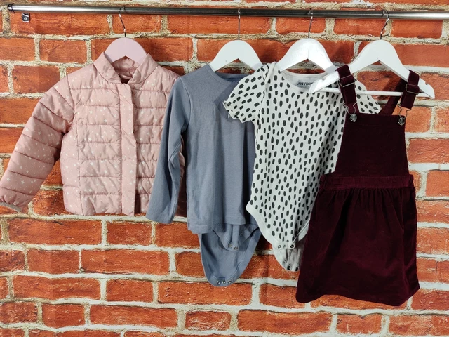 GIRLS BUNDLE AGE 2-3 YEARS JOHN LEWIS H&M etc COAT CORD PINAFORE BODYSUIT 98CM