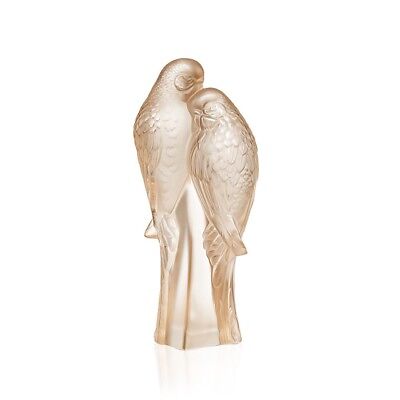 Lalique Lalique Cristal Gris Swallow Kinfe-Rest Sculpture #10645600 Marque Nib Save $ F/ 