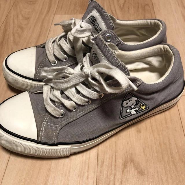 snoopy embroidery sneakers ladies