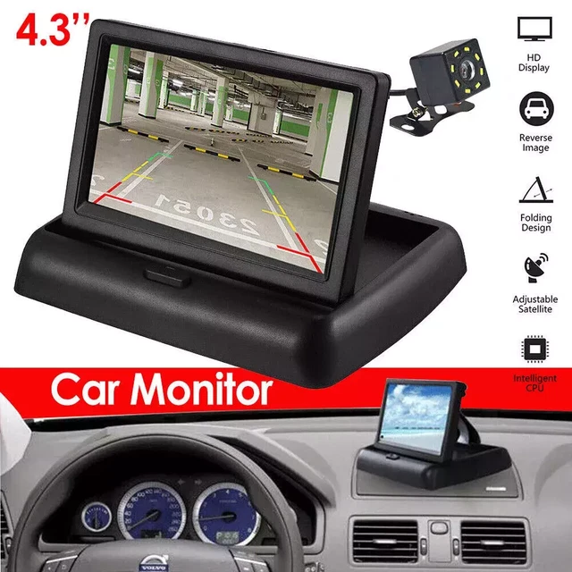 Rear View Mirror Wireless Reverse Camera Kit With 7 Mirror Screen Top Spec Numberplate Camera