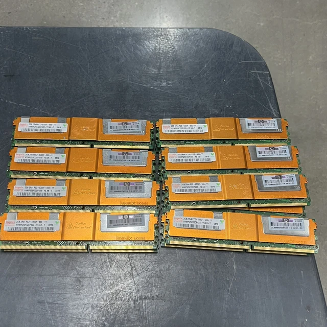 32GB (16x2GB) Hynix HYMP525F72CP4D3-Y5 PC2-5300F-555-11 Server RAM Memory ECC