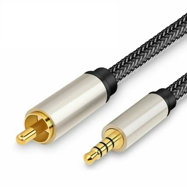 Digital Coaxial/Audio Video Cable/Stereo SPDIF RCA To 3.5mm Jac K Male/For HDTV