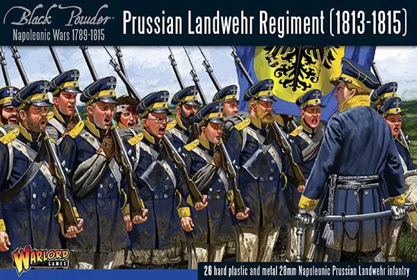 Prussian Landwehr Regiment - 28mm Scale Plastic Miniatures for Black Powder by W