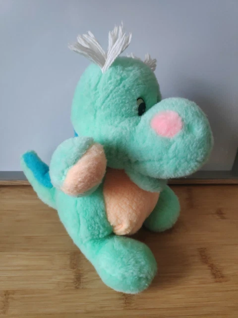 Lindo cartón animal marioneta de mano juguetes de peluche dinosaurio