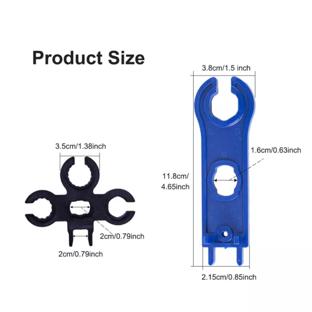 Wrench Set Loosening Handy Spanner Male Female Solar Panel Slocable Durable