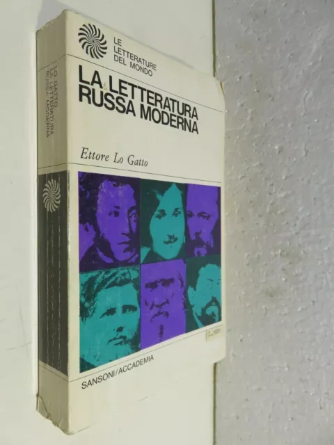 LA LETTERATURA RUSSA MODERNA Ettore Lo Gatto Sansoni Letterature del mondo 20 di