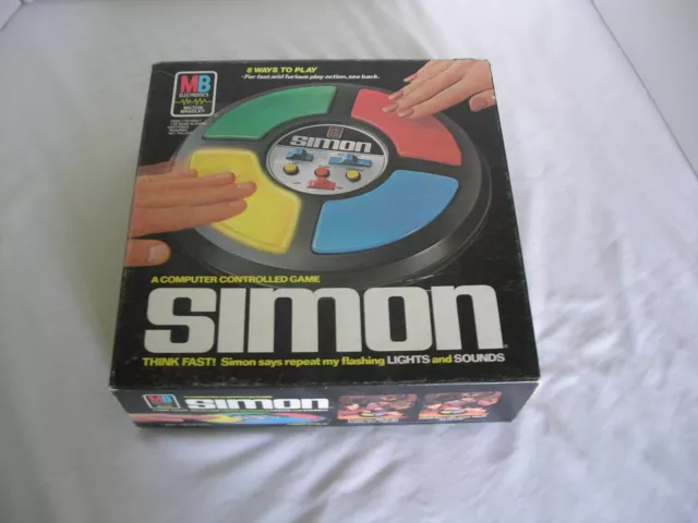 Vintage  1978-1984 Simon Milton Bradley Electronics Game Tested-Works Great!