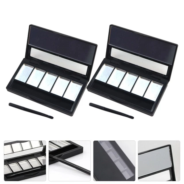 Plástico sombra de ojos disco hágalo usted mismo cosméticos plato de aluminio color de labios