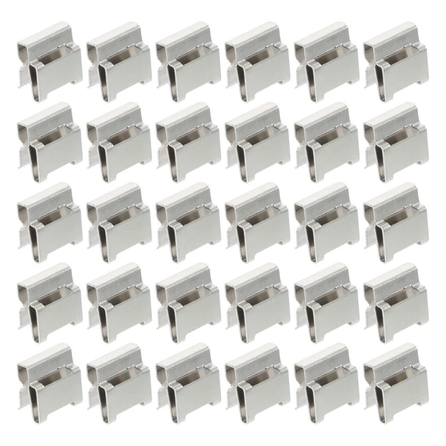 Sols de câble en acier inoxydable 30 pcs Pince à pince de fil pour câble de câbl