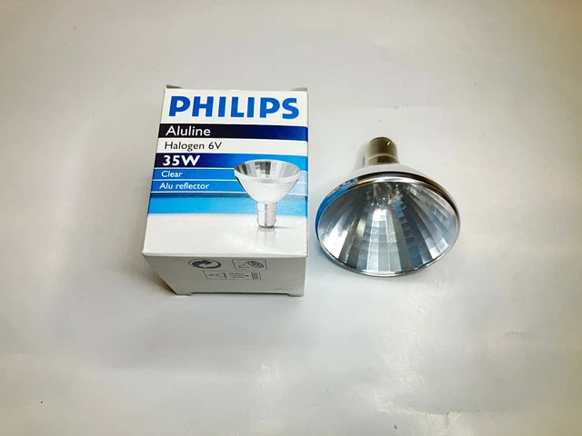 Lampe Halogène Philips Halotone 50w 12v B15d (Spot Réflecteur Aluminium, Lot De 1)