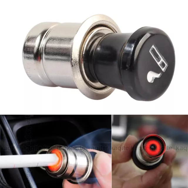 12V Universal Car Flameless Cigarette Lighter Power Socket Plug Lighter Adapter