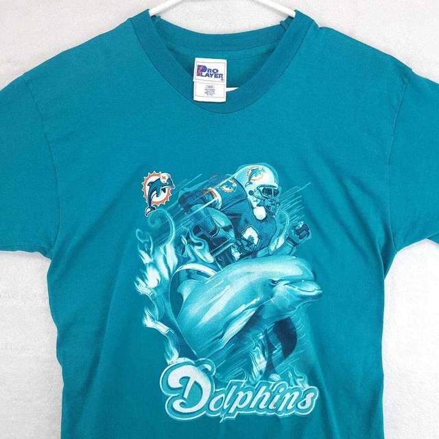 Vintage Pro Player Size 18/20 Boys XL Miami Dolphins Football NFL T-Shirt Tee