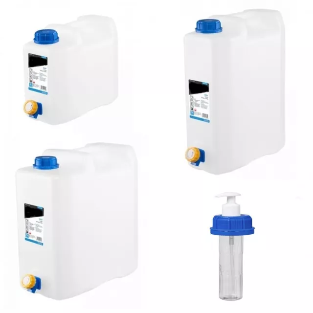 Wasserbehälter Wasserkanister mit Hahn für Trinkwasser Kanister Wassertank