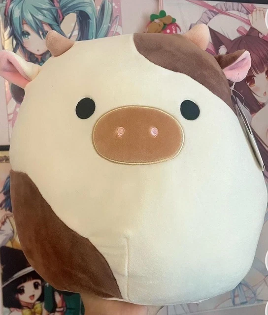 BNWT COW SQUISHMALLOW Ronnie the Brown Cow Squishmallow Cow 12”30