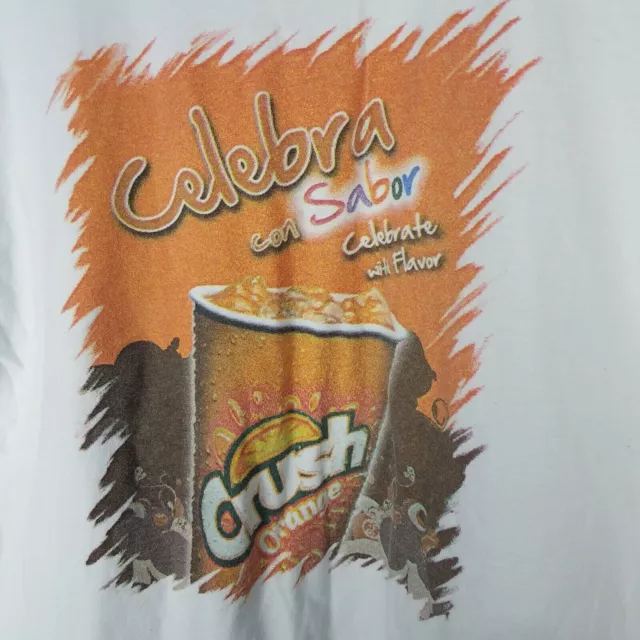 Jerzees Orange Crush Soda T Shirt XL Celebra Con Sabor Celebrate With Flavor