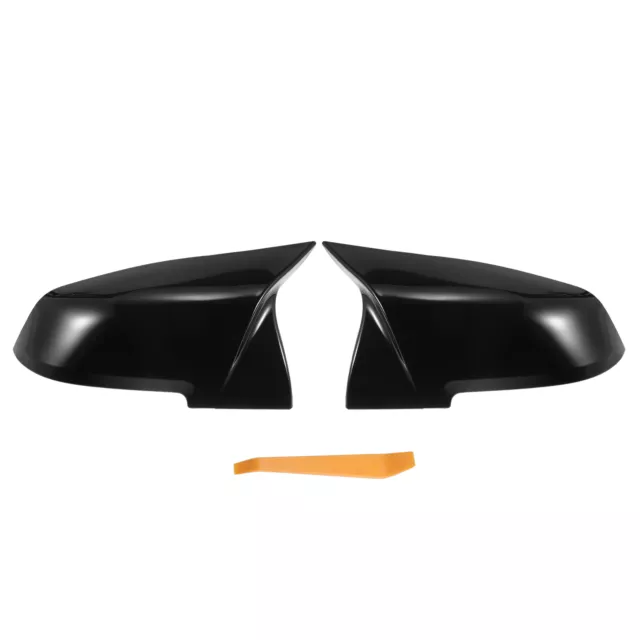 Cubierta de Espejo Retrovisor Par de Tapas para BMW F20 F22 F23, Negro Brillante