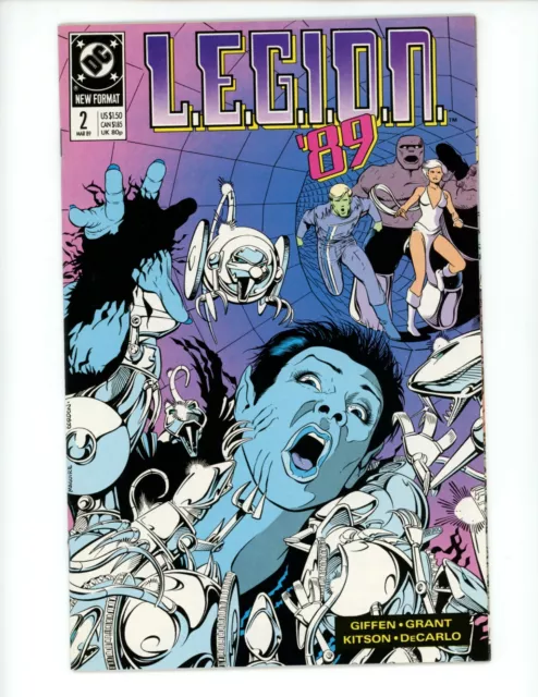 Legion #2 1989 VF+ Keith Giffen 1st Series Comic Book DC Kevin Maguire Comics