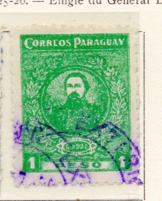 Paraguay 1925-26 Early Issue Fine Used 1p. 169868