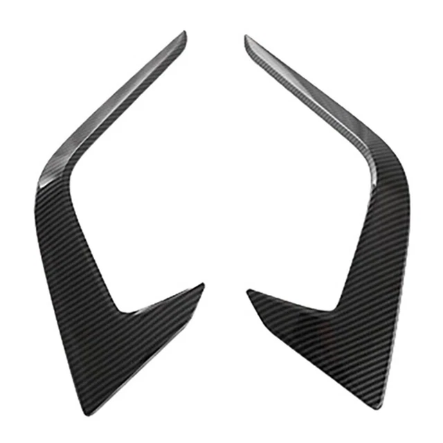 Coperture spoiler splitter paraurti anteriore taglio fendinebbia sopracciglia adesivo vento per V6V5