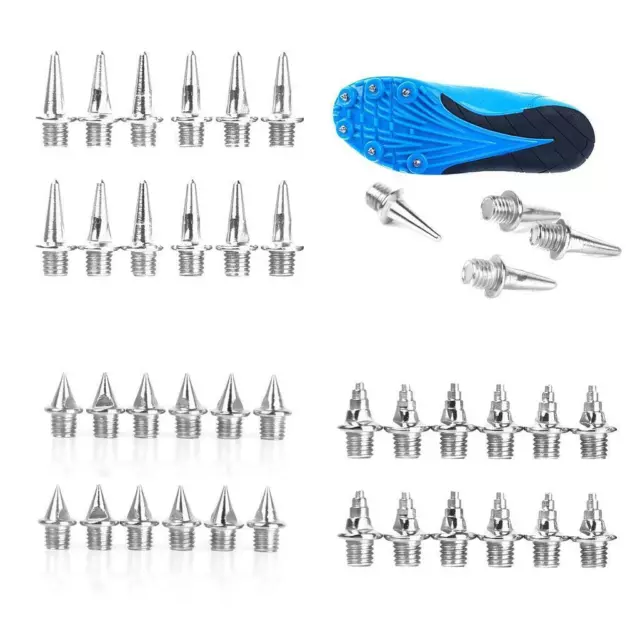 Set mit 12 Spikes aus Stahl für Leichtathletik  und Cricket Laufschuhe