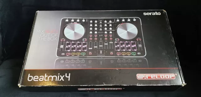 serato reloop beatmix 4 Controller Dj 4 Channel Mixer Sound Card