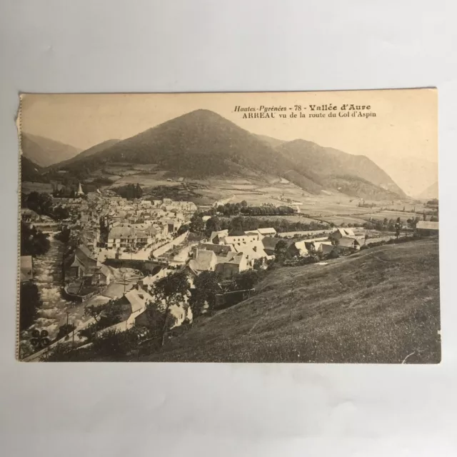 Vallée d'aure Col D'aspen France Haute Pyrénées Carte Postale Unposted Postcard