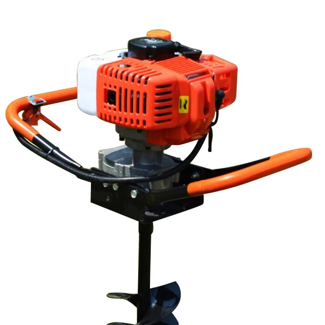 52CC 2-Stroke Durable Earth Auger Digging Machine Gas Powered Hole Digger New