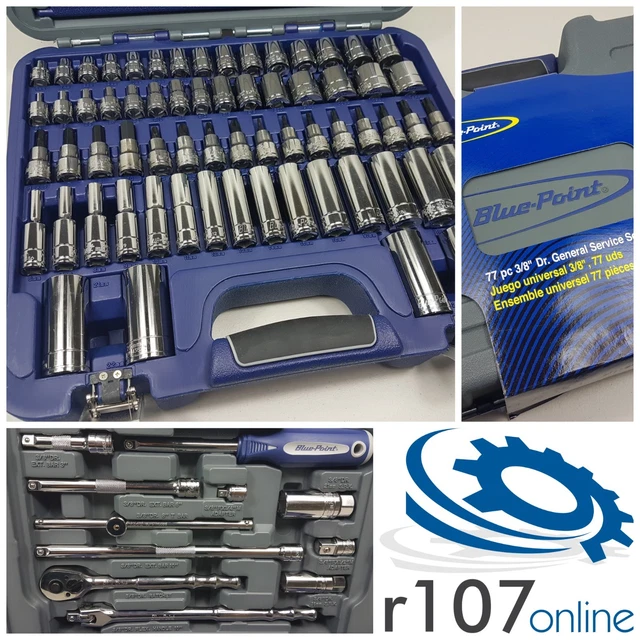 Blue Point 77pc 3/8" Socket Set - As sold by Snap On.